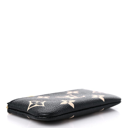 Louis Vuitton Empreinte Monogram Giant Key Pouch Black Beige 3 of 5