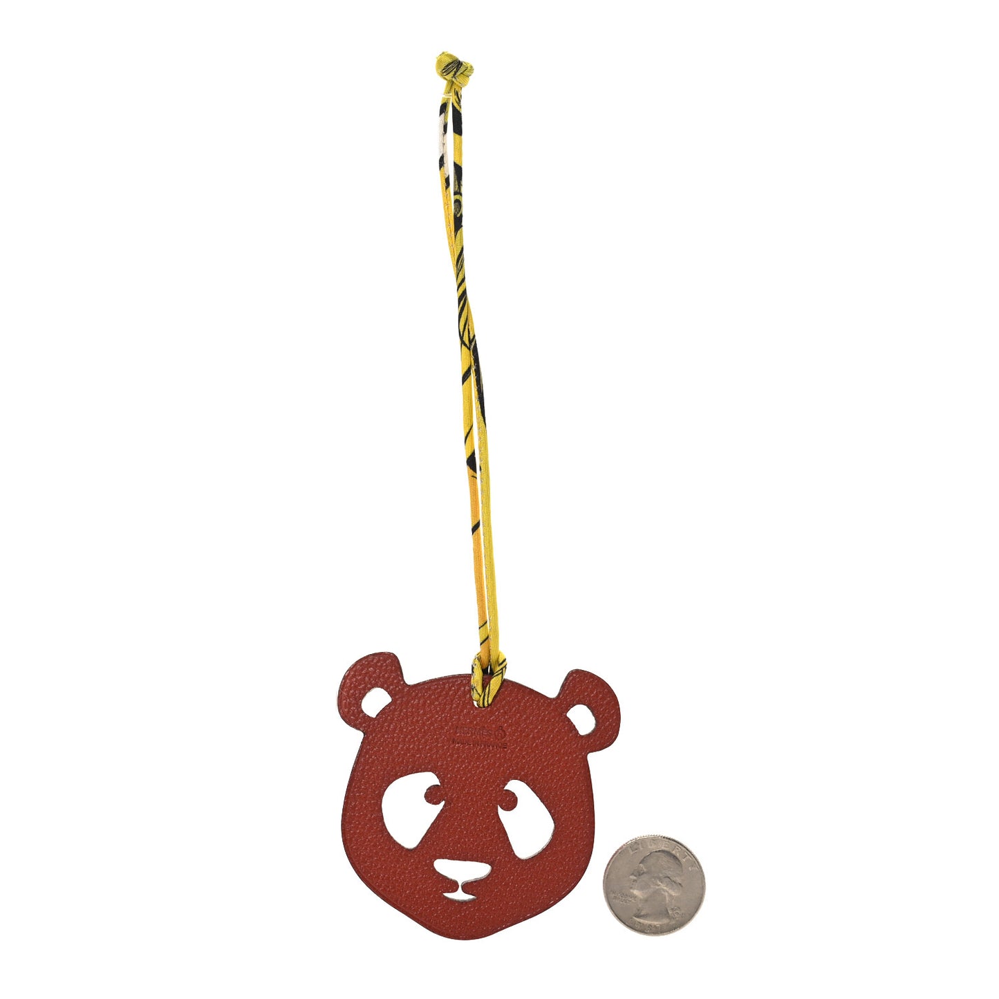 Togo Chevre Mysore Petit H Panda Bag Charm Rose Azalee Sienne
