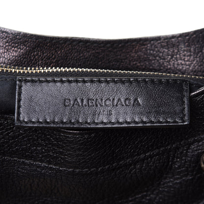 Balenciaga Chevre Gold Metallic Edge Hardware Velo Black 6 of 16