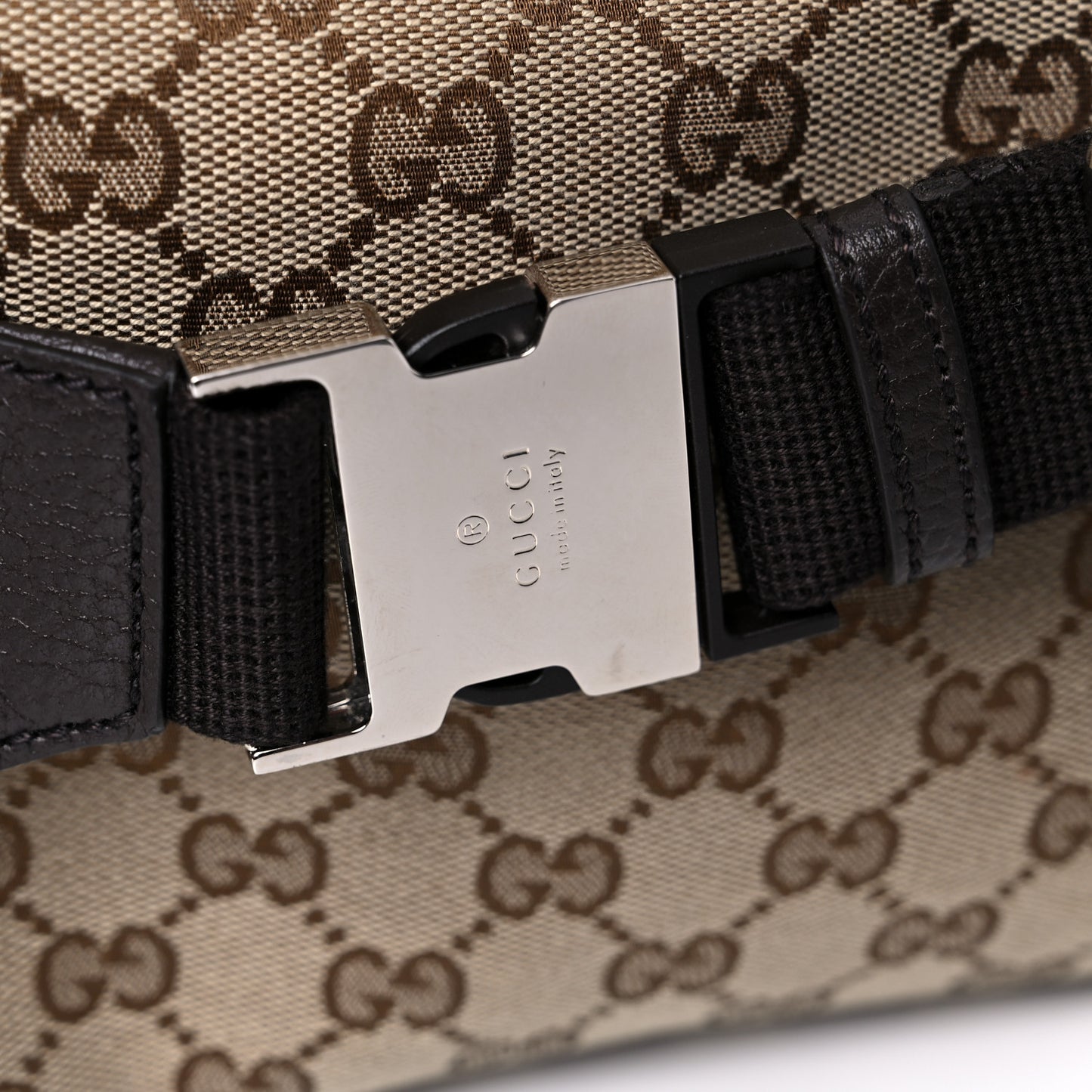 Monogram Belt Bag Dark Brown