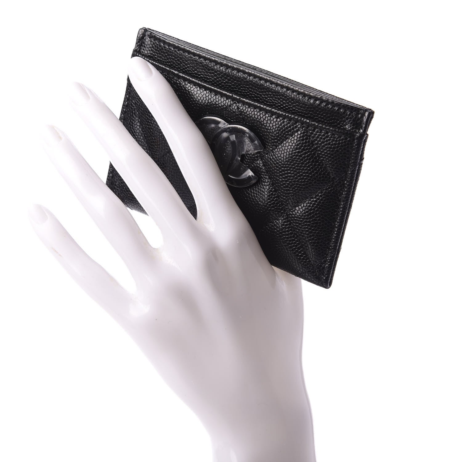 Chanel Caviar Quilted My Everything Card Holder Black 2 of 9