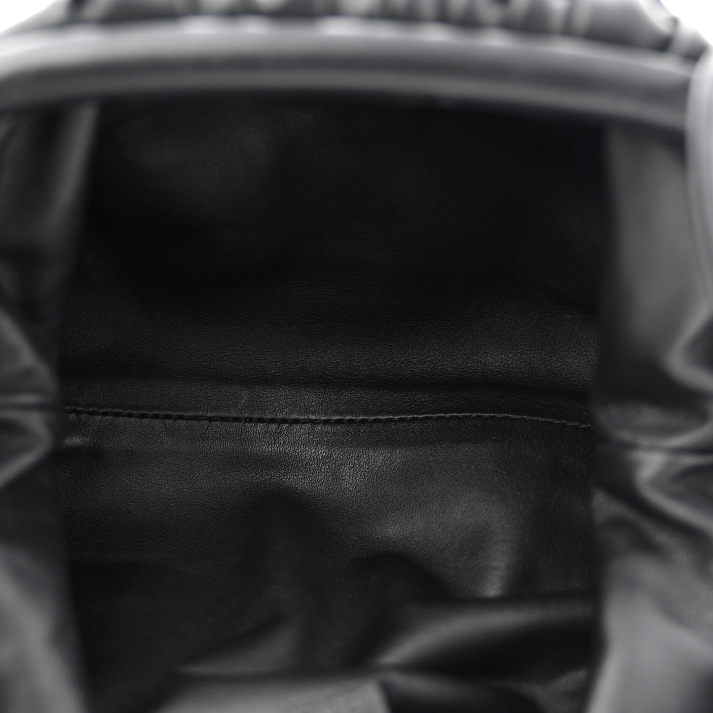 Butter Calfskin The Mini Pouch Black