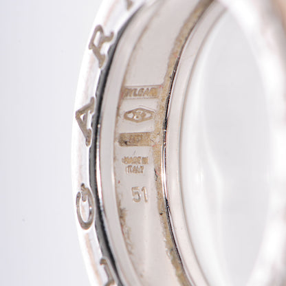Bulgari 18K White Gold B.Zero1 Ring One-Band Ring 51 5.75 3 of 4