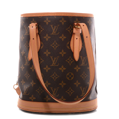 Louis Vuitton Monogram Petit Bucket 23 1 of 9