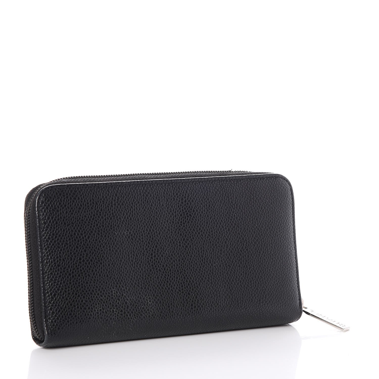 Chanel Caviar Large Timeless CC Zip Around Wallet Black 3 of 10