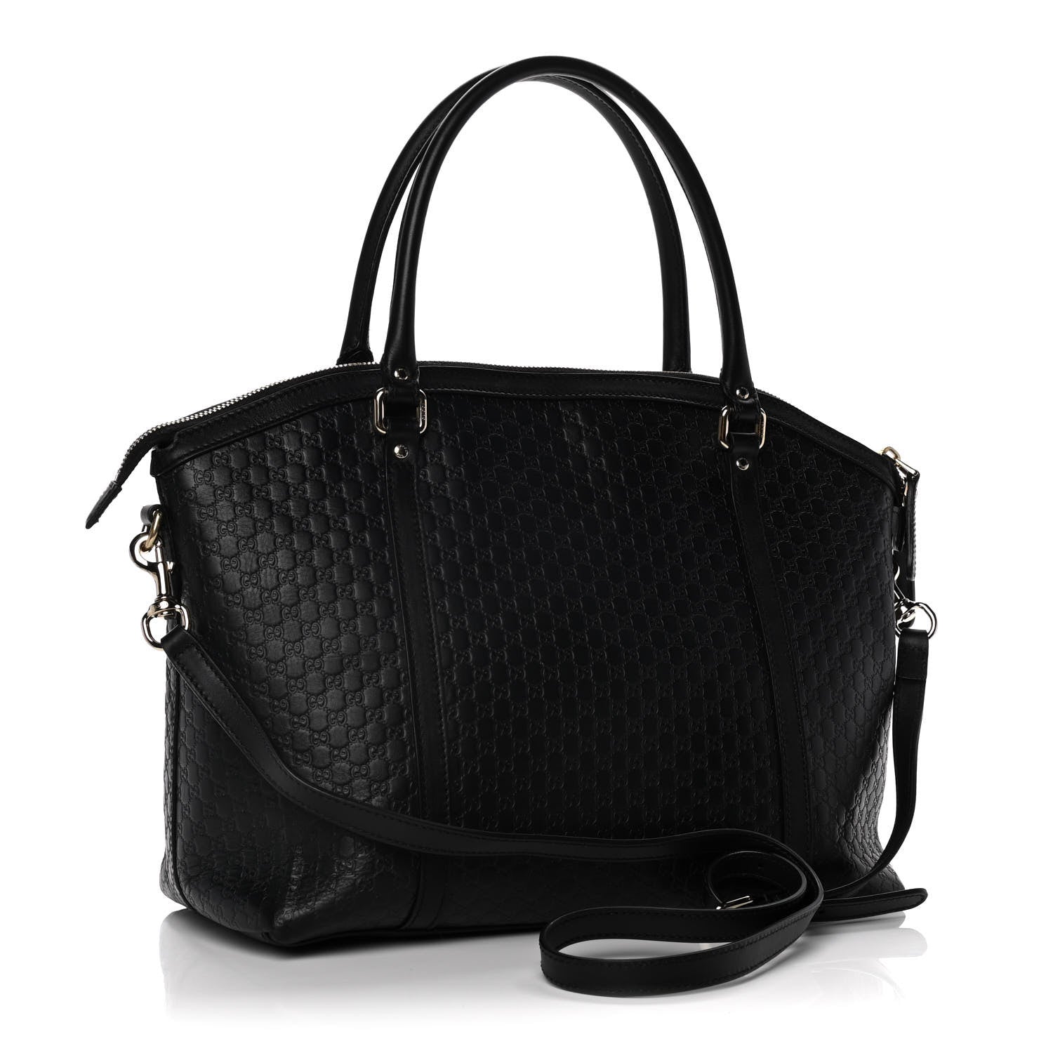 Gucci Soft Microguccissima Dome Satchel Black 3 of 11