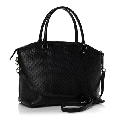 Gucci Soft Microguccissima Dome Satchel Black 3 of 11