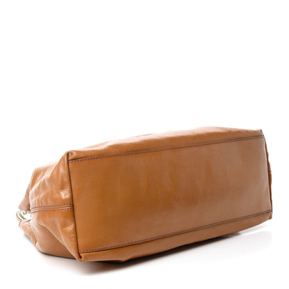 Gucci Patent Medium Soho Chain Shoulder Bag Nude 4 of 12