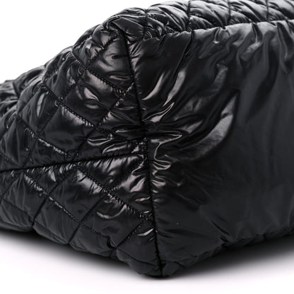 Chanel Nylon Quilted Large Coco Cocoon Tote Black 8 of 10