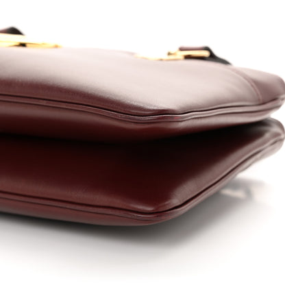 Gucci Vitello Palmellato Lux Large Arli Top Handle Bag Vintage Bordeaux 11 of 12
