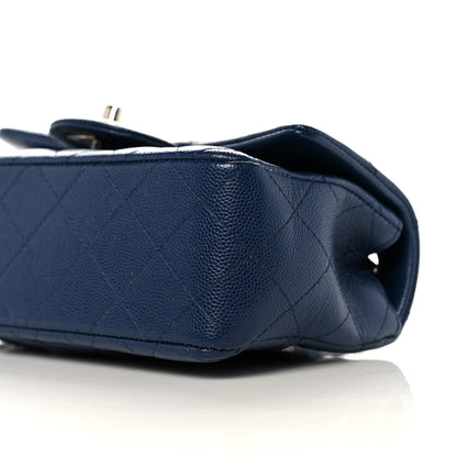 Chanel Caviar Quilted Mini Rectangular Flap Navy 9 of 9
