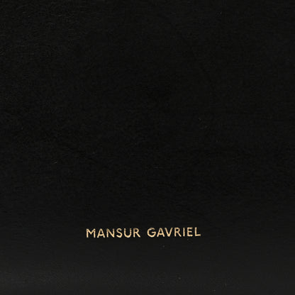 Mansur Gavriel Vegetable Tanned Calfskin Bucket Bag Black Flamma 7 of 15