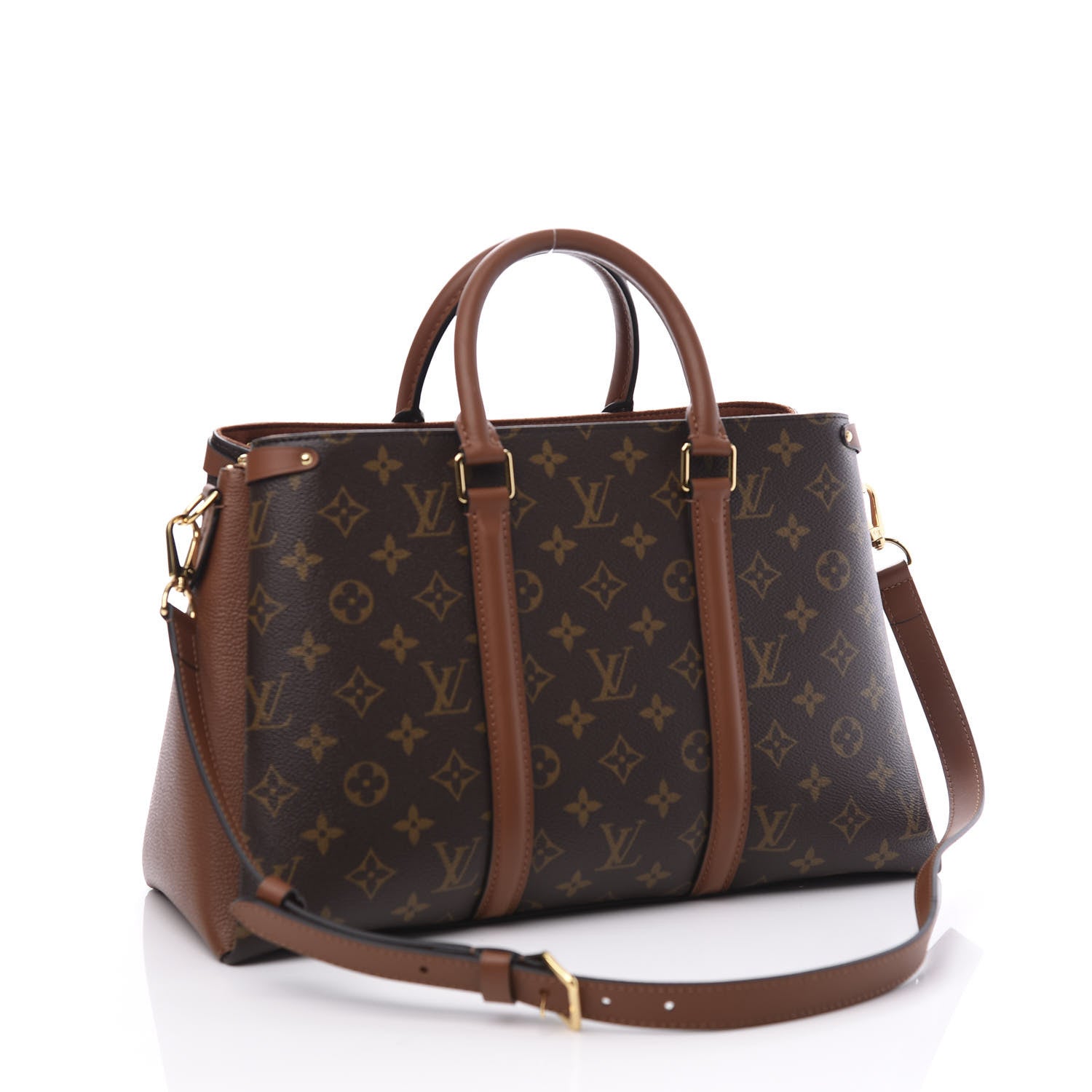 Louis Vuitton Monogram Soufflot MM Caramel 2 of 11
