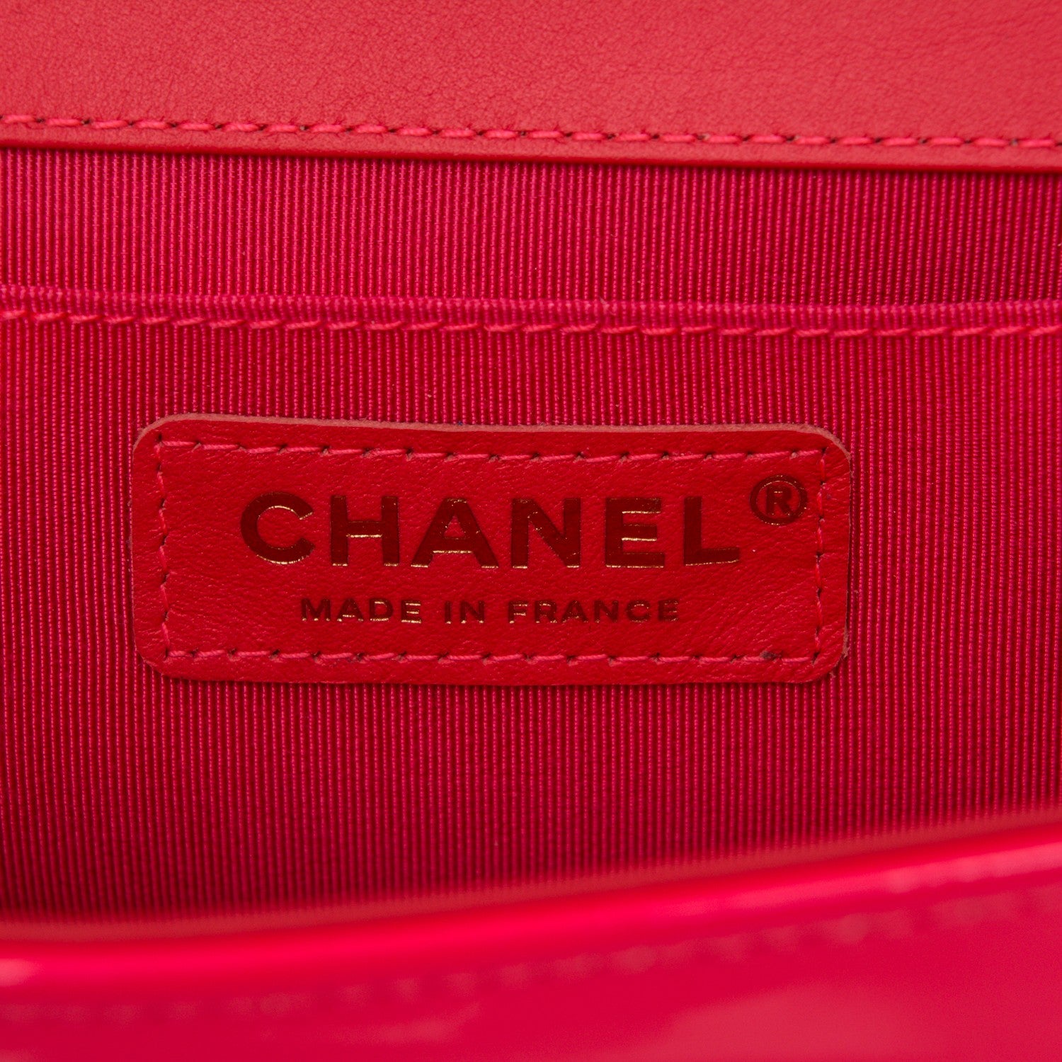 Chanel Patent Quilted Medium Boy Flap Pink 6 of 7