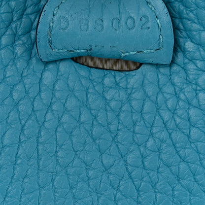 Hermes Taurillon Clemence Evelyne TPM Bleu du Nord 7 of 10