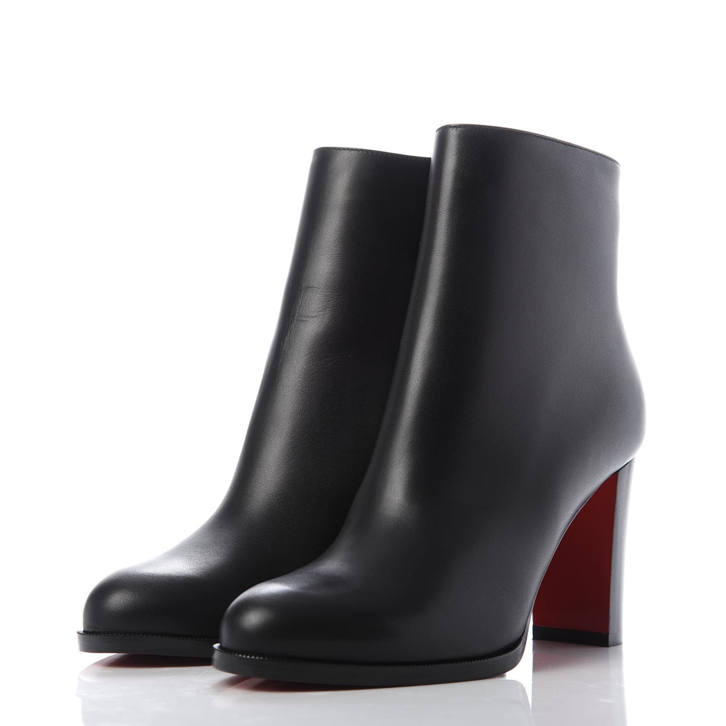 Calfskin Adox 85 Ankle Boots 36.5 Black