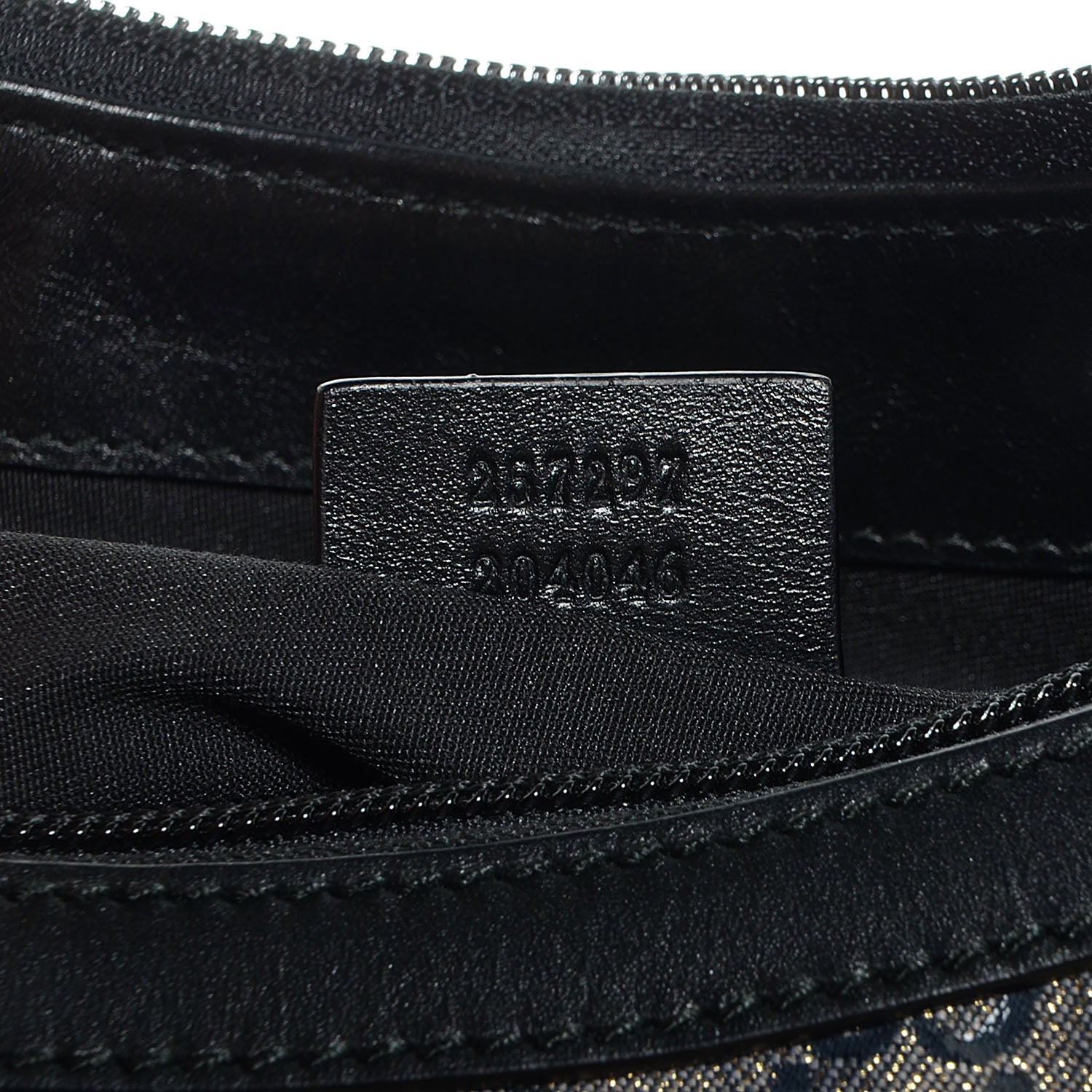 Gucci Crystal Monogram Half Moon Hobo Black 7 of 7