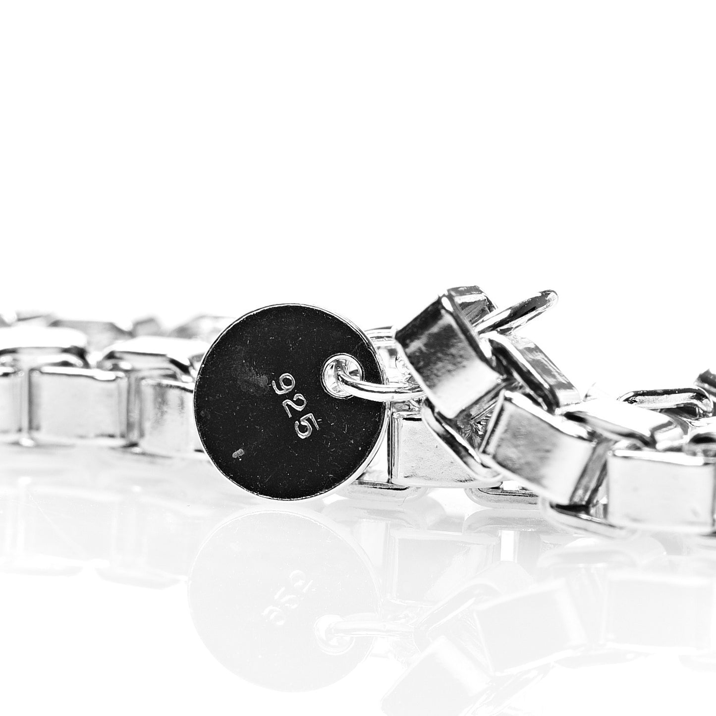 Sterling Silver 4mm Venetian Link Bracelet
