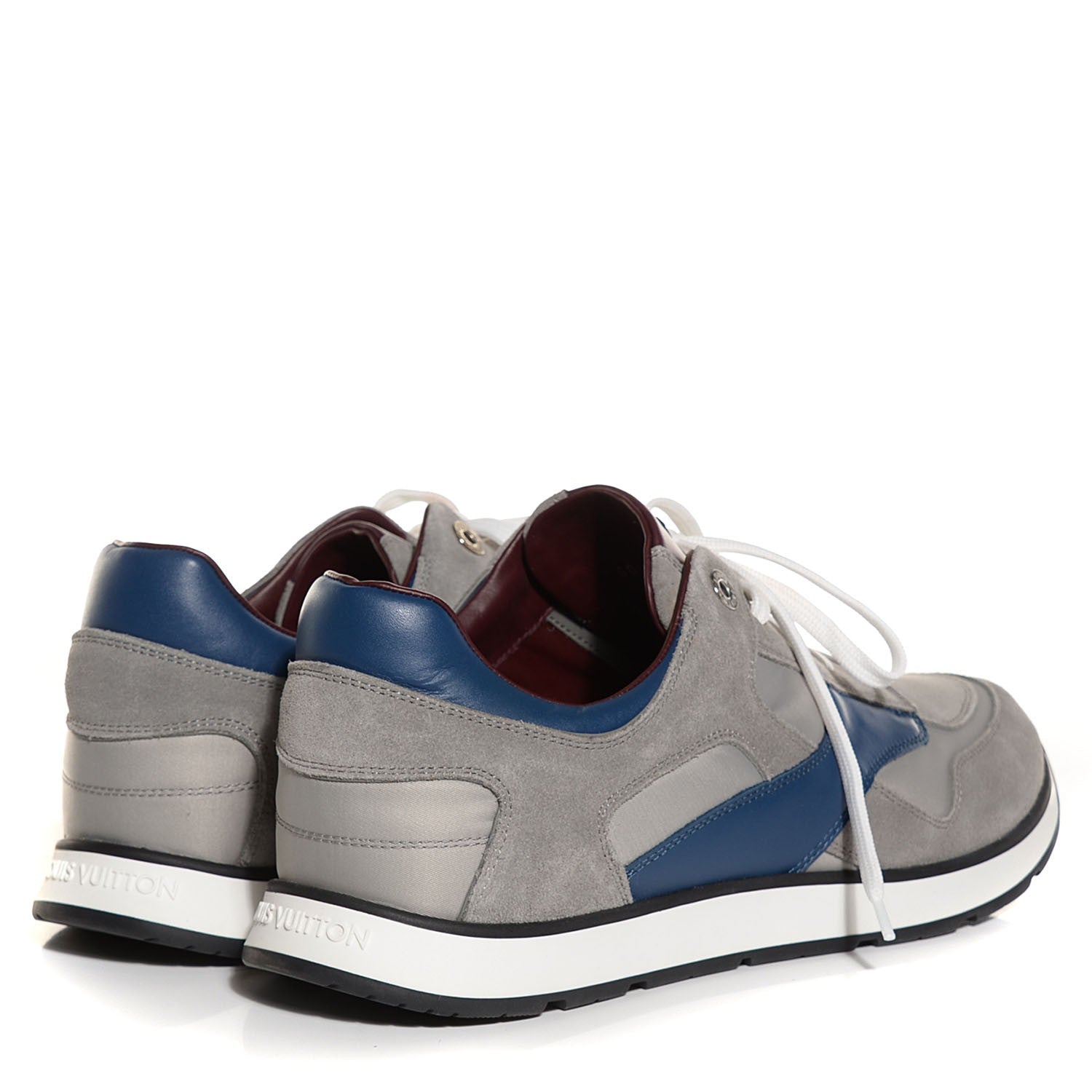 Louis Vuitton Suede Miles Sneakers 8.5 Gris 4 of 8