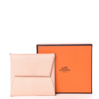 Hermes Epsom Bastia Coin Purse Rose Eglantine 14 of 14