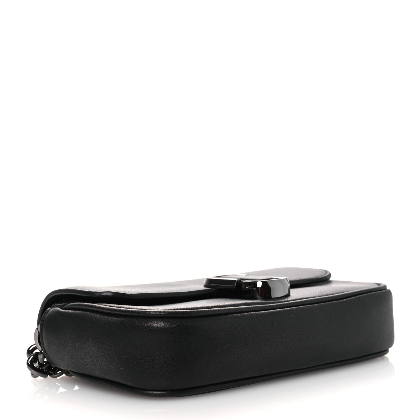 Calfskin Mini The J Marc Shoulder Bag Black