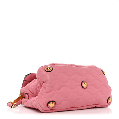 Miu Miu Nappa Padded Top Handle Bag Geranio 4 of 9