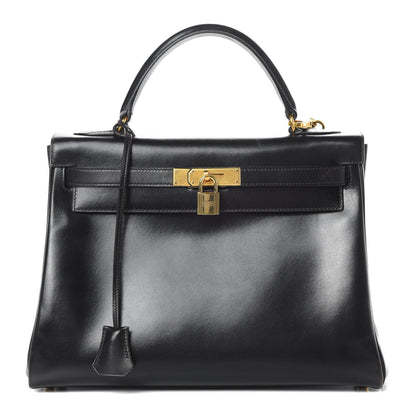 Hermes Box Kelly Retourne 32 Black 1 of 19