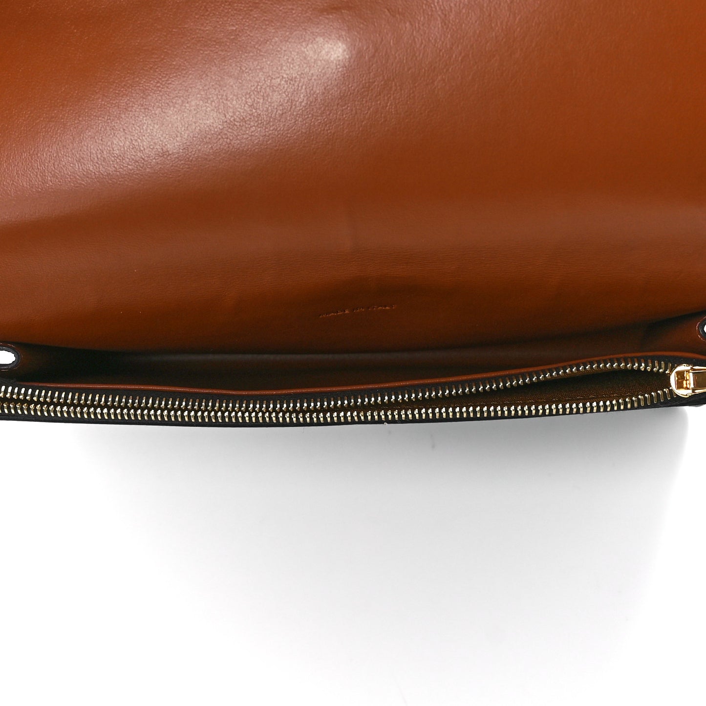 Triomphe Canvas Lambskin Wallet On Strap Tan