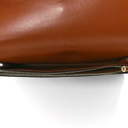 Celine Triomphe Canvas Lambskin Wallet On Strap Tan 6 of 13