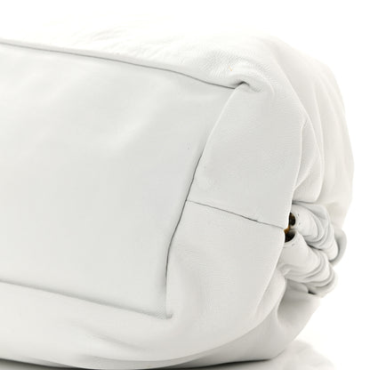 Mansur Gavriel Lambskin Cloud Clutch White 7 of 8