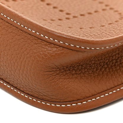 Hermes Taurillon Clemence Amazone Evelyne TPM Gold Cuivre 9 of 11