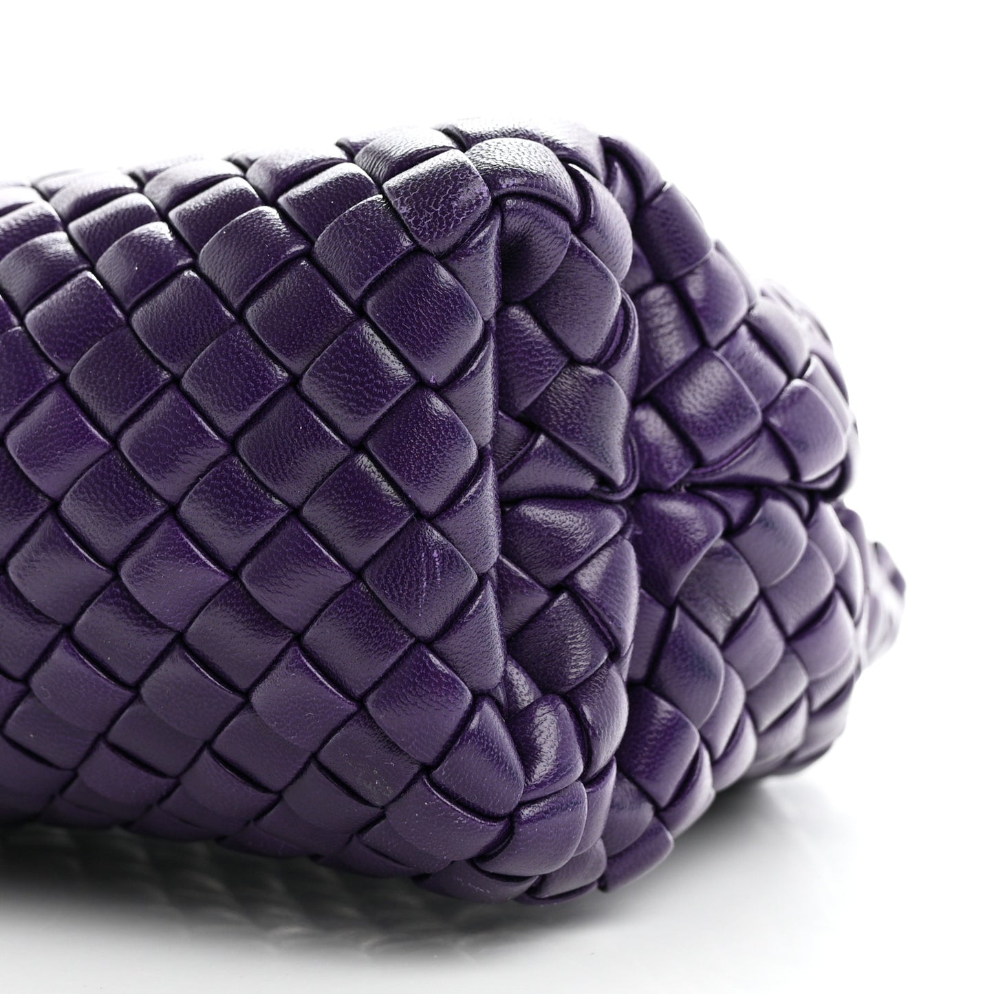 Nappa Intrecciato Small Padded The Handle Tote Purple