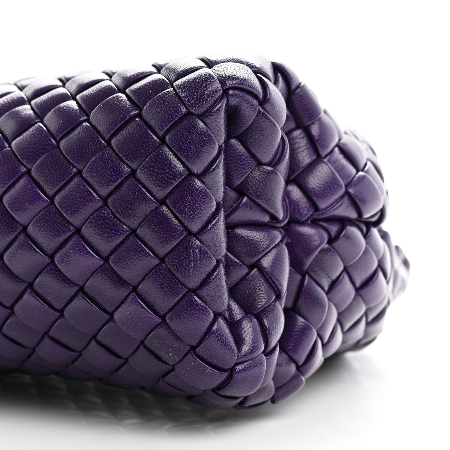 Bottega Veneta Nappa Intrecciato Small Padded The Handle Tote Purple 10 of 12