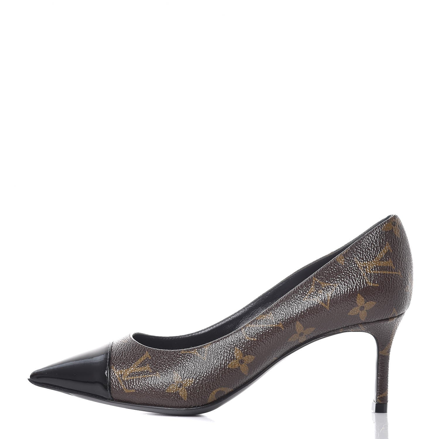 Louis Vuitton Monogram Cherie Pumps 36 Black 1 of 9