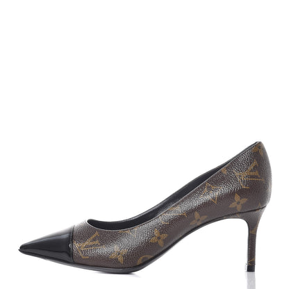 Louis Vuitton Monogram Cherie Pumps 36 Black 1 of 9