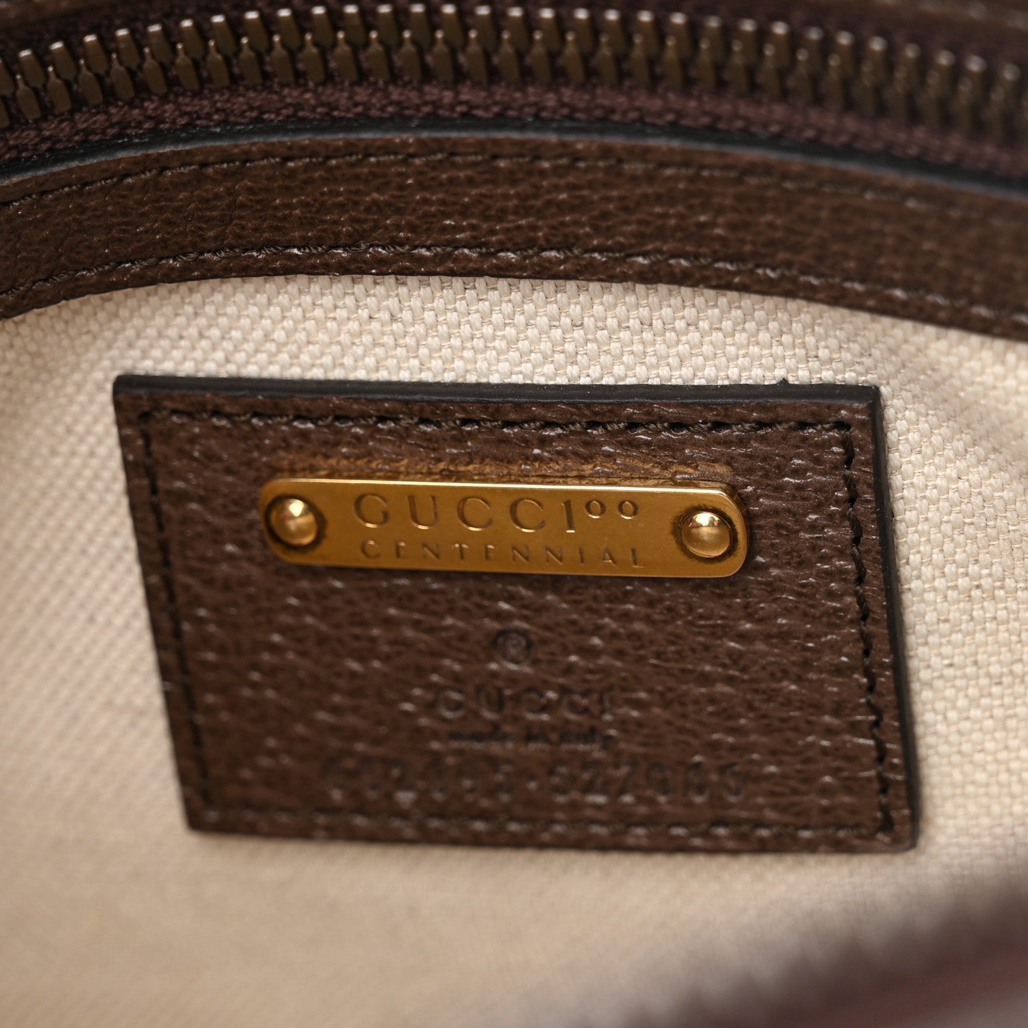 Gucci Textured Dollar Calfskin Gucci 100 Aria Belt Bag 90 36 New Acero Multicolor 6 of 11