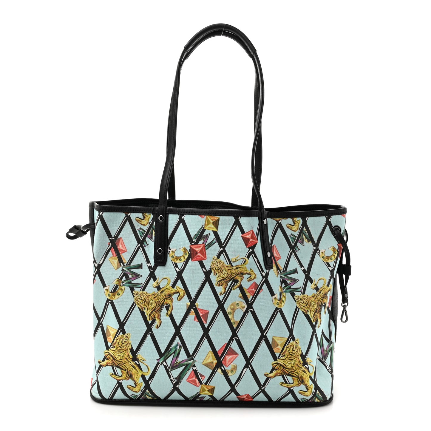 Visetos Medium Project Reversible Shopper Tote Black