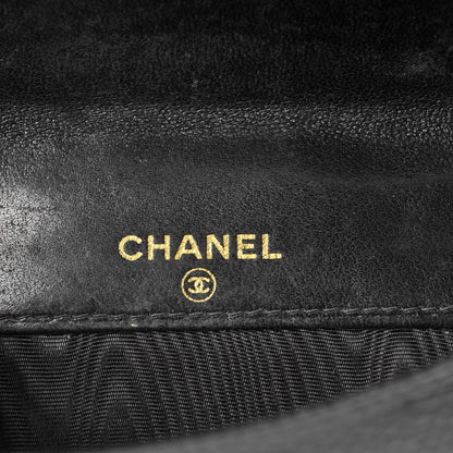 Chanel Caviar Timeless CC Compact French Wallet Black 6 of 13