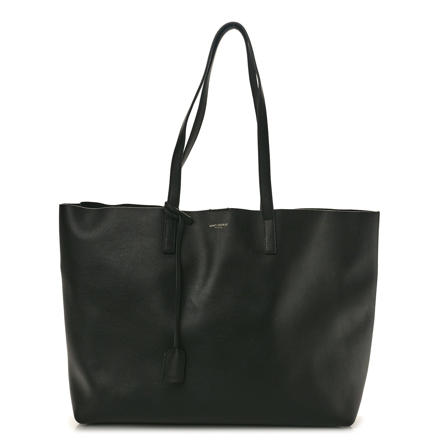 Saint Laurent Calfskin Large Shopping Tote Black 1 of 12
