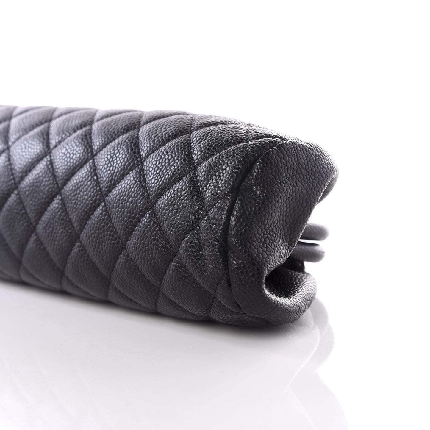 Caviar Quilted Timeless Clutch Black