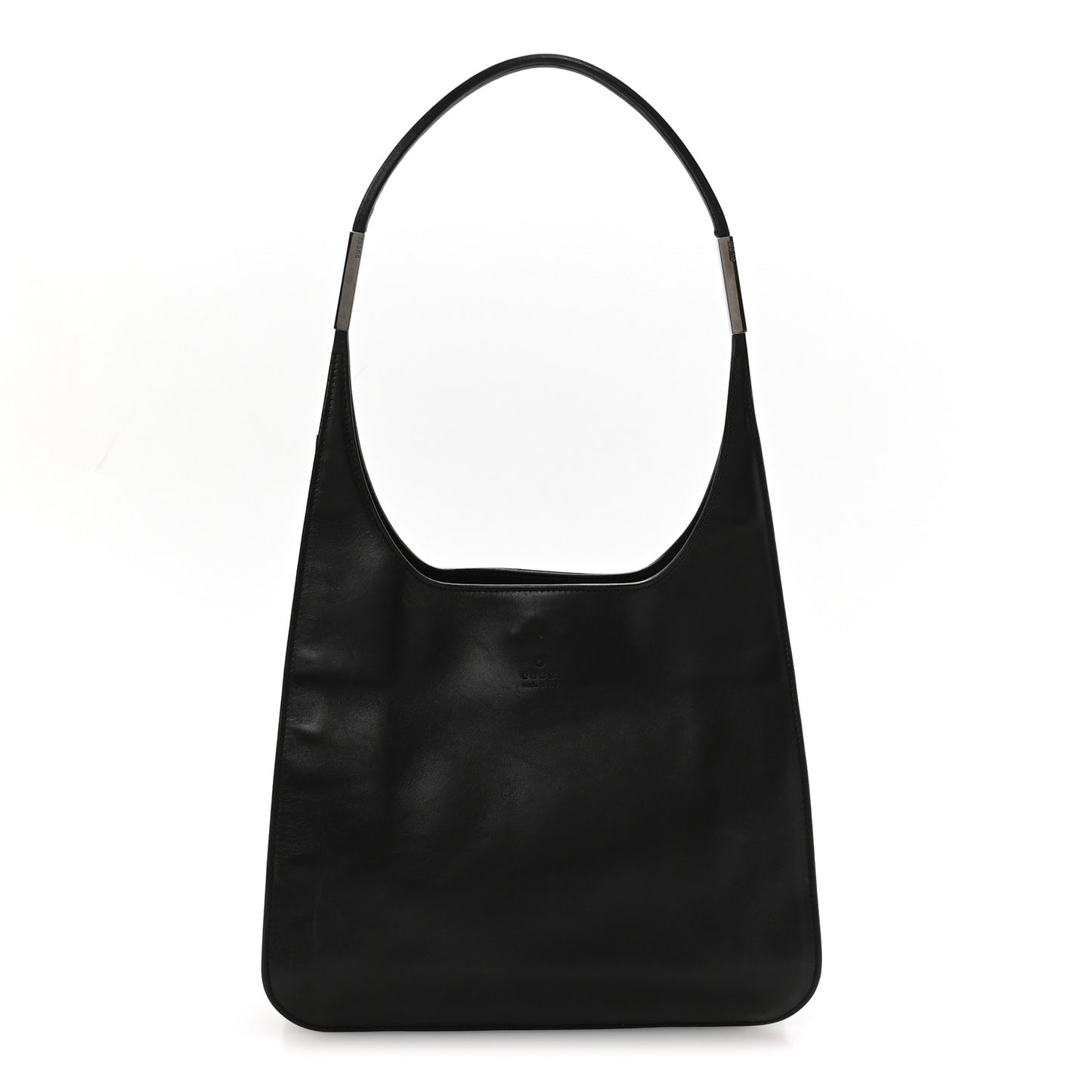 Calfskin Hobo Bag Black