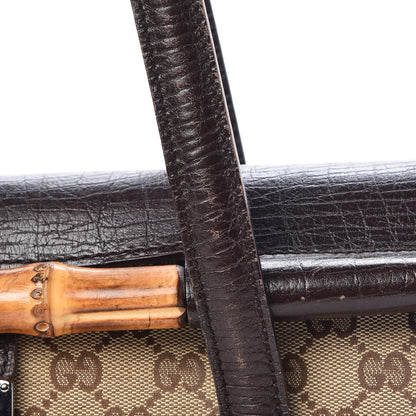 Gucci Monogram Bamboo Bullet Bag Dark Brown 18 of 19