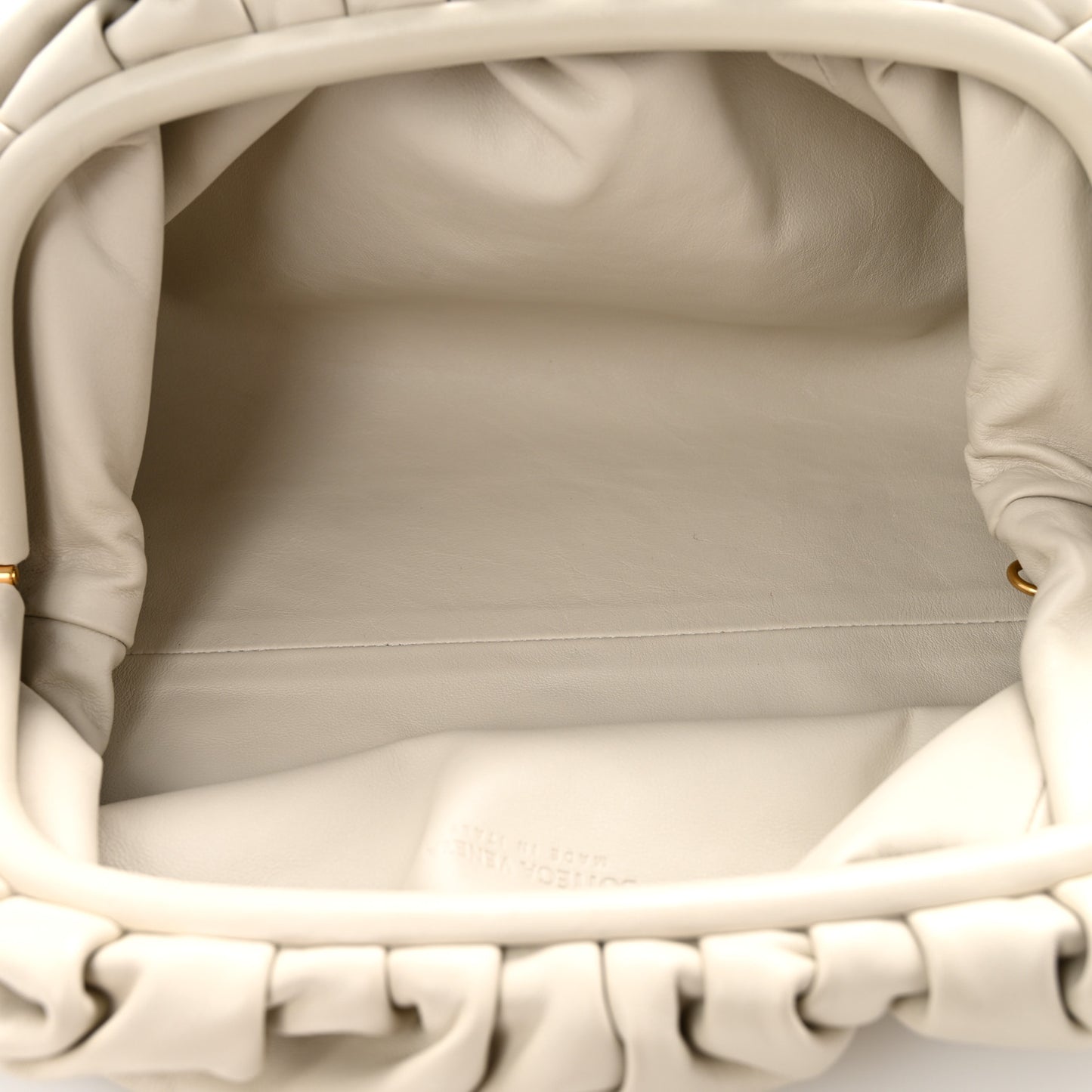 Smooth Butter Calf The Pouch Oversized Clutch Mist
