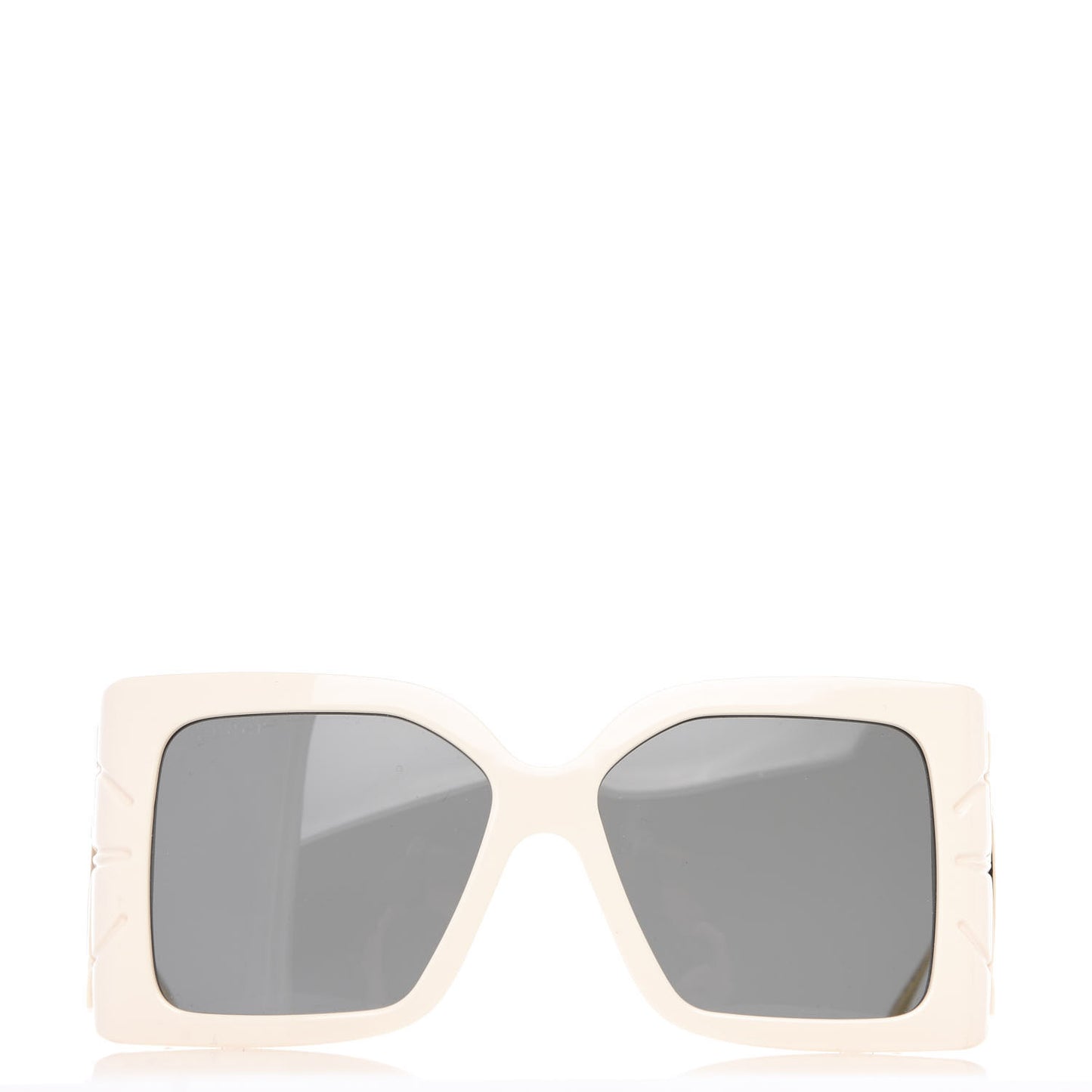 Acetate Square Frame Wing Sunglasses GG0535S Ivory