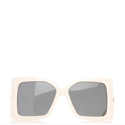 Gucci Acetate Square Frame Wing Sunglasses GG0535S Ivory 3 of 7