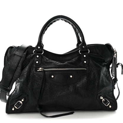 Balenciaga Agneau Classic Silver Hardware City Black 1 of 11