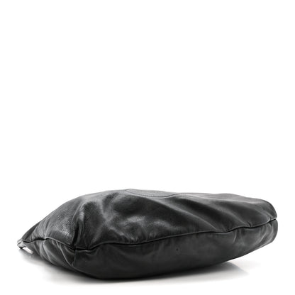 Chanel Lambskin Large Soft and Chain Hobo Black 4 of 12