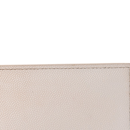 Saint Laurent Grain De Poudre Medium Classic Monogram Kate Satchel Icy White 15 of 20