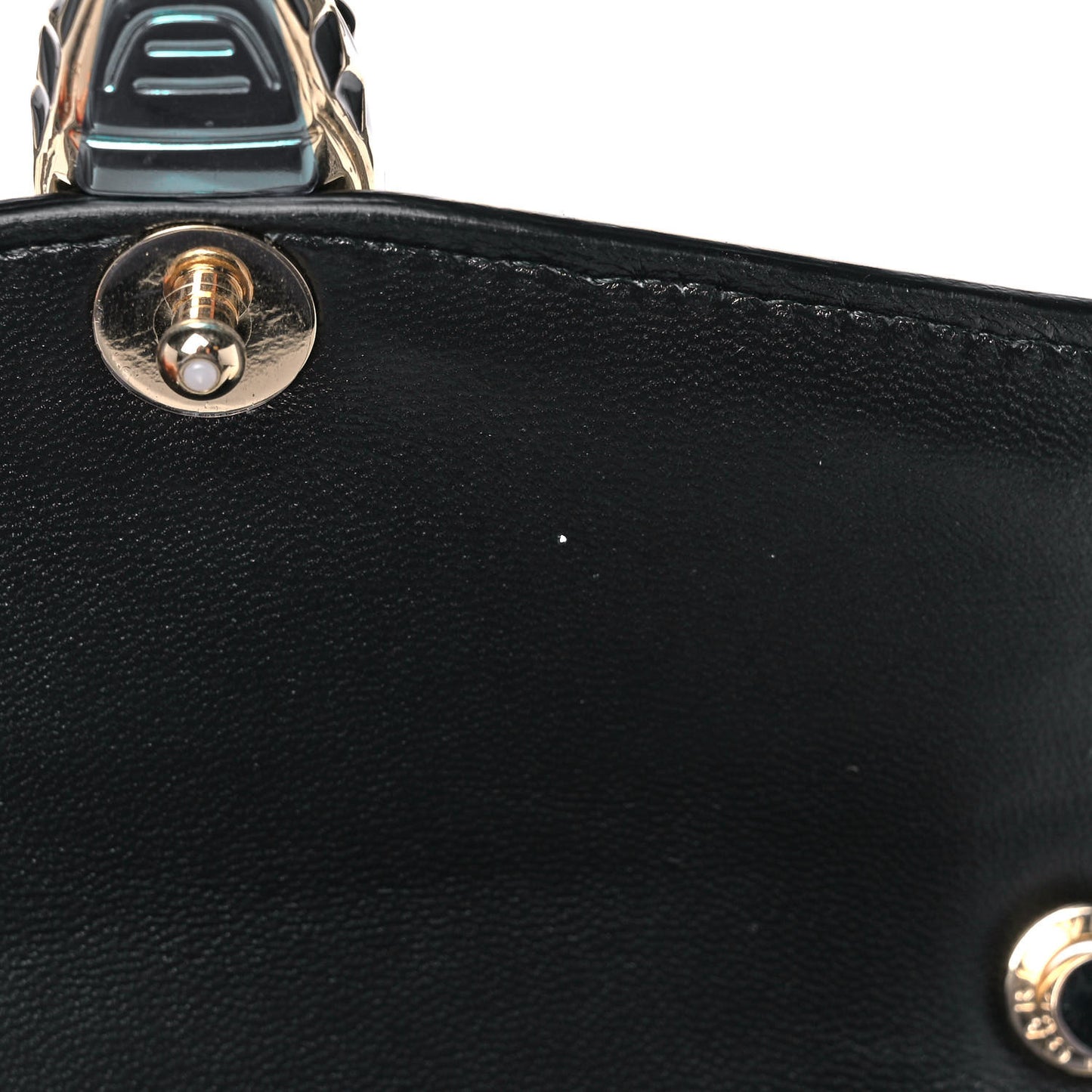 Stingray Patent Serpenti Forever Crossbody Grey