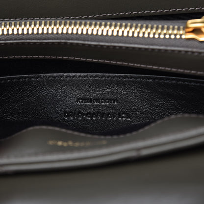 Saint Laurent Calfskin Y Quilted Monogram Small Loulou Chain Satchel Pebble 10 of 11